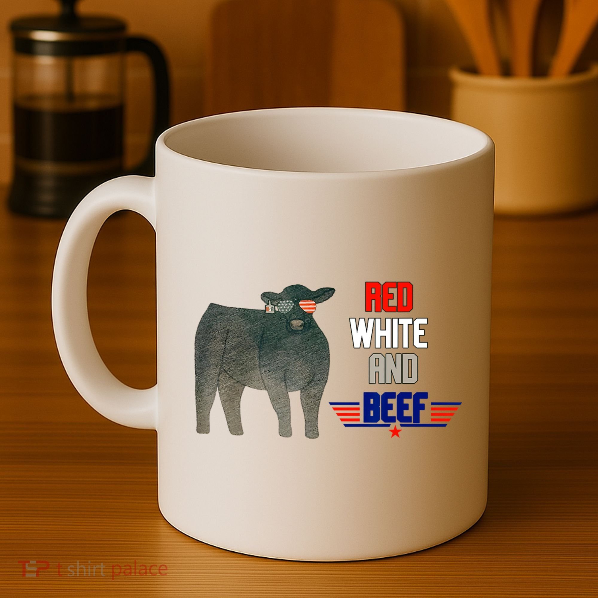 Red White And Beef Coffee Mug