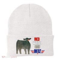 Red White And Beef Beanie thumb 0