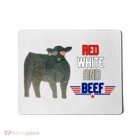 Red White And Beef Mousepad thumb 0