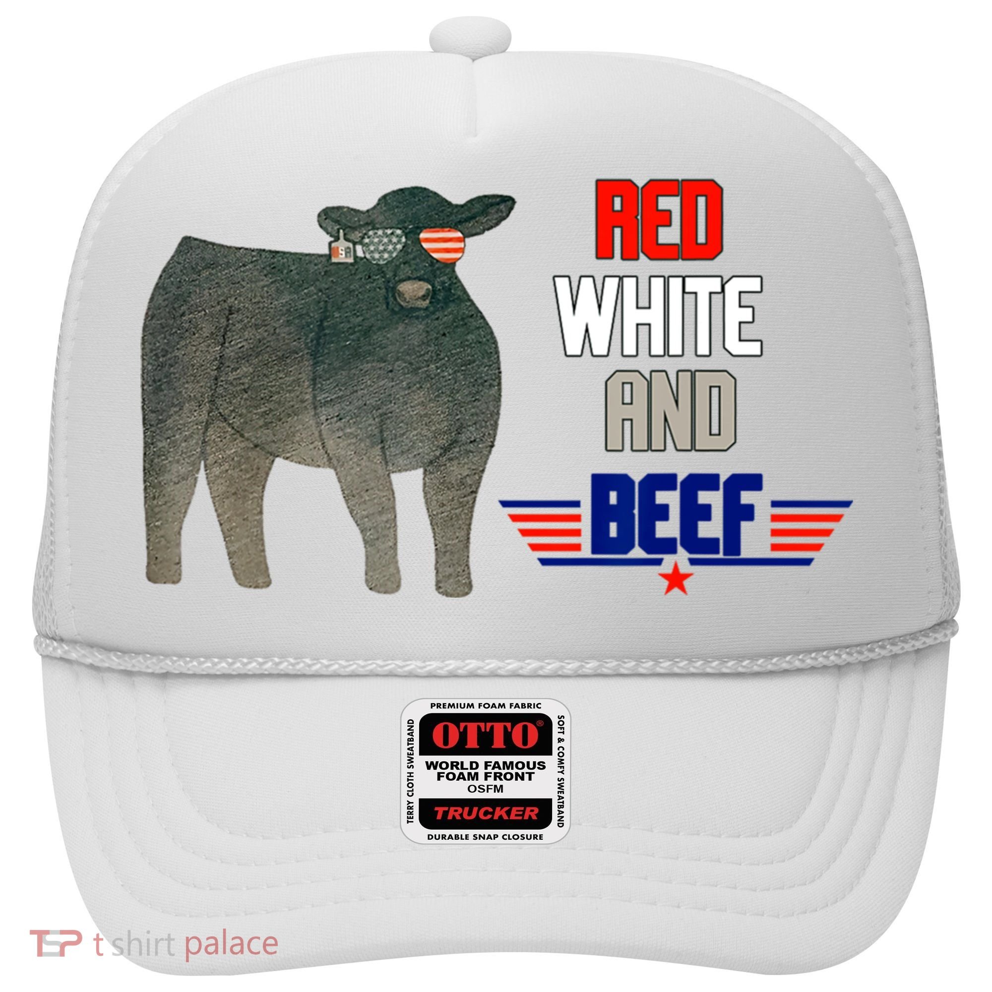 Red White And Beef Hat