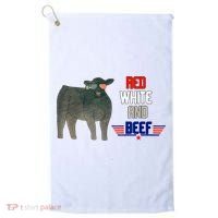 Red White And Beef Golf Towel thumb 0