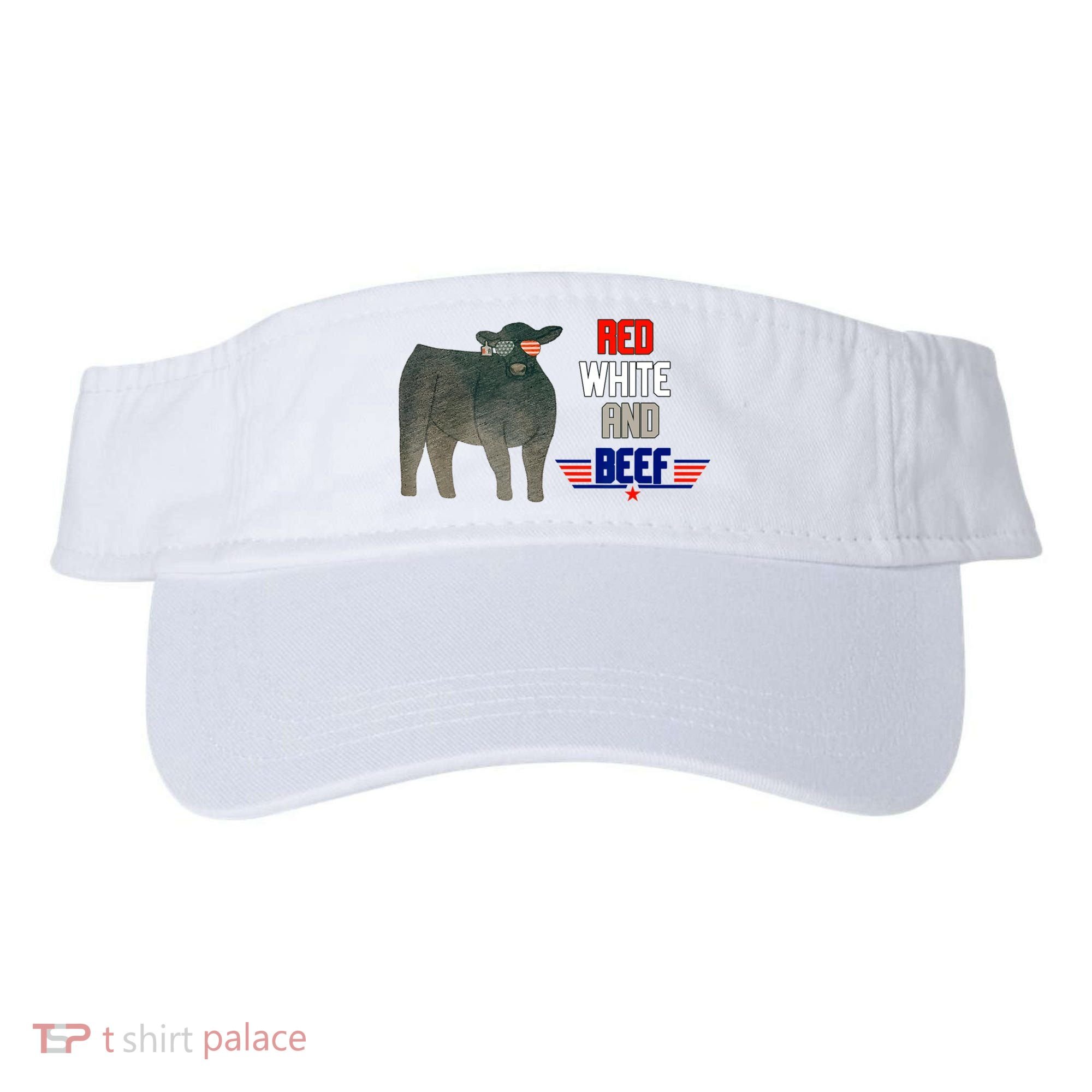 Red White And Beef Visor