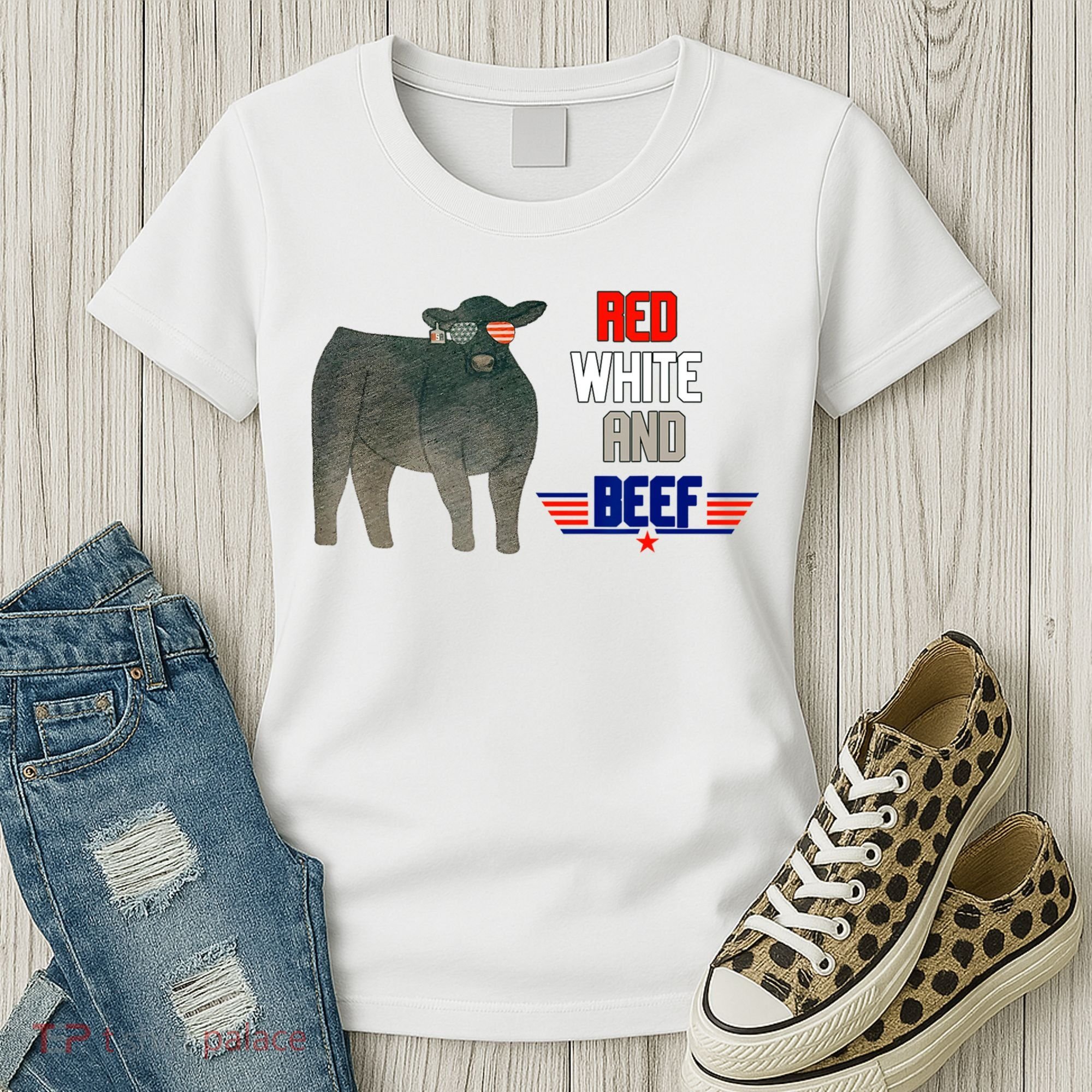 Red White And Beef Women's T-Shirt