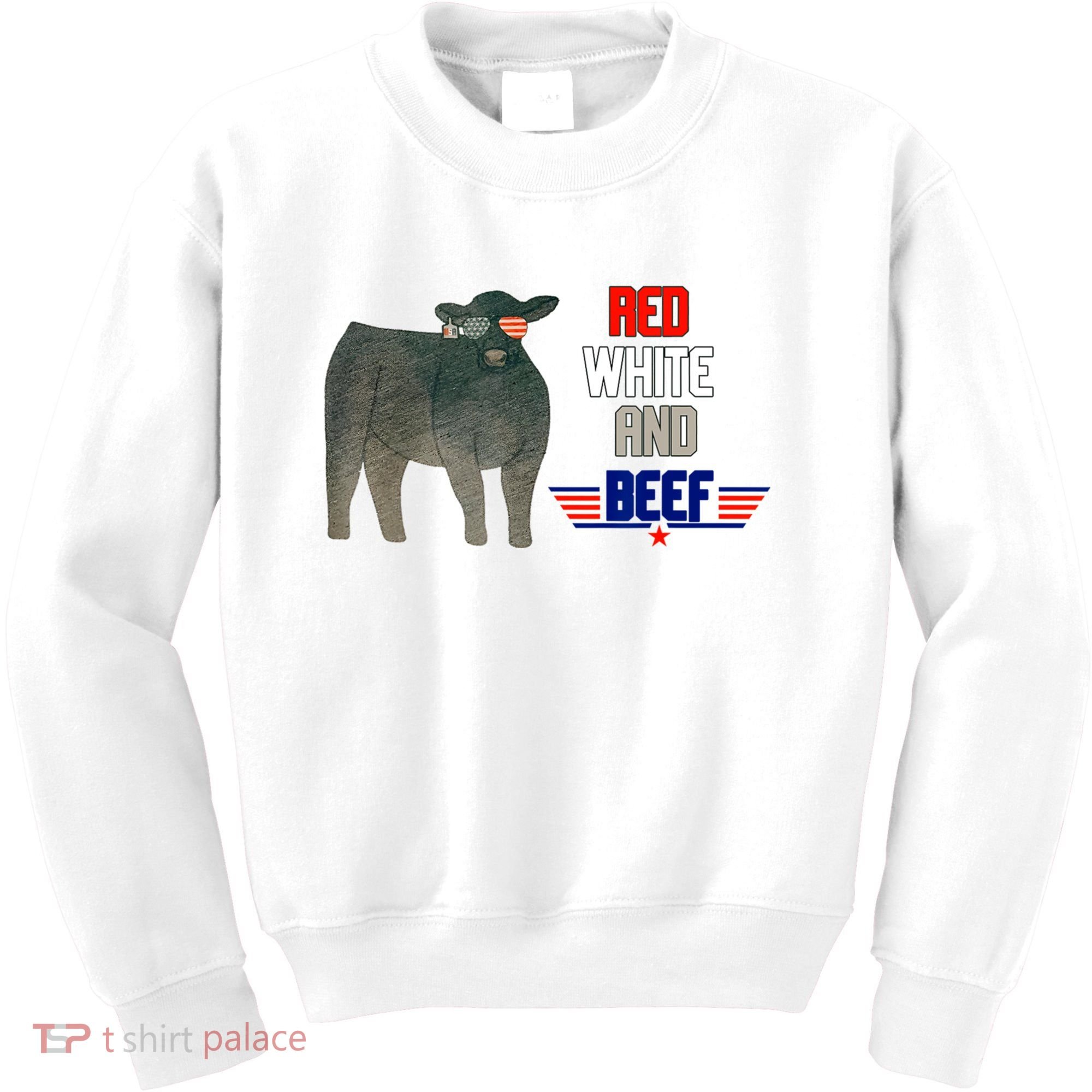 Red White And Beef Kids Sweatshirt
