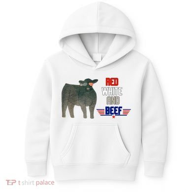 Red White And Beef Kids Hoodie
