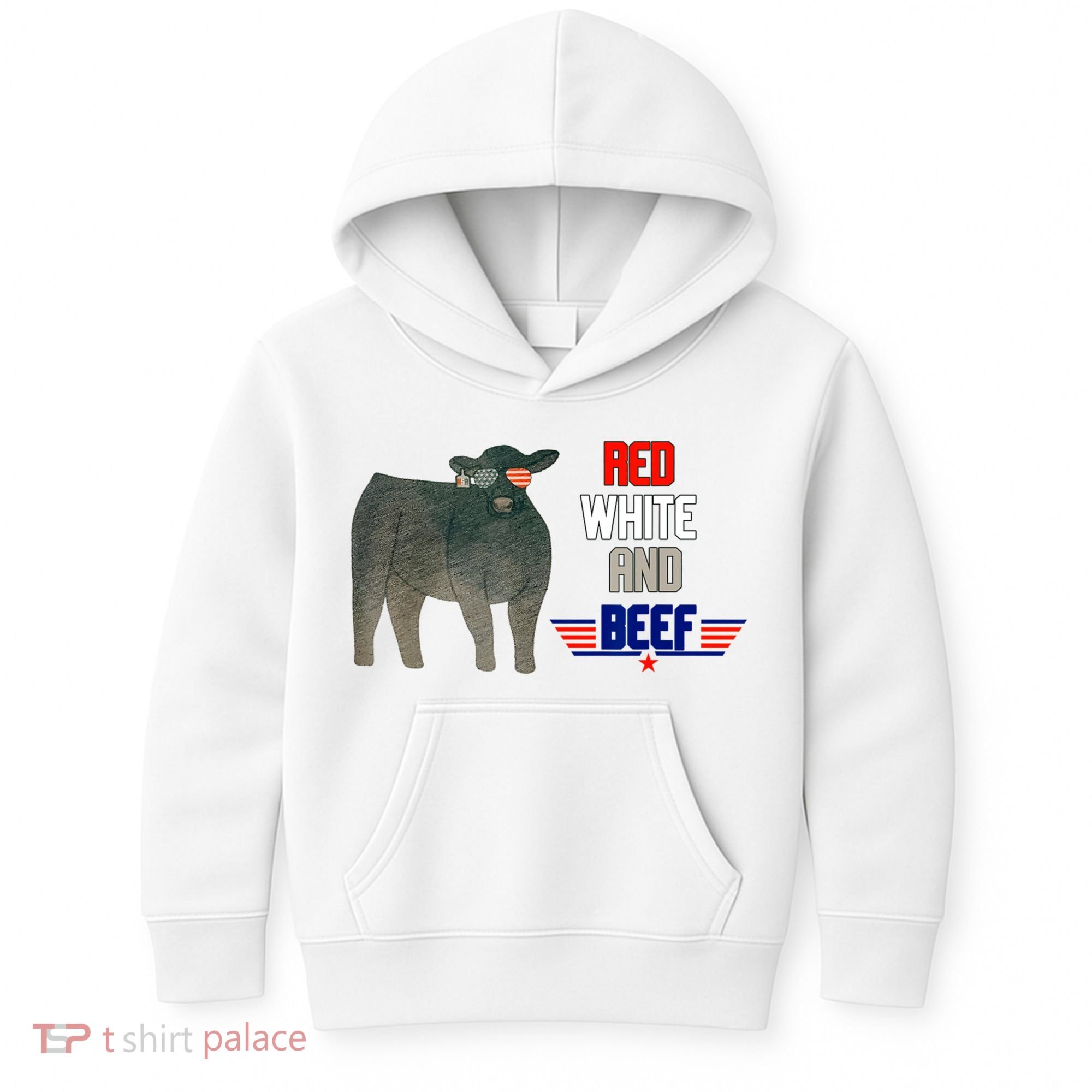 Red White And Beef Kids Hoodie