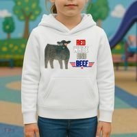 Red White And Beef Kids Hoodie thumb 3