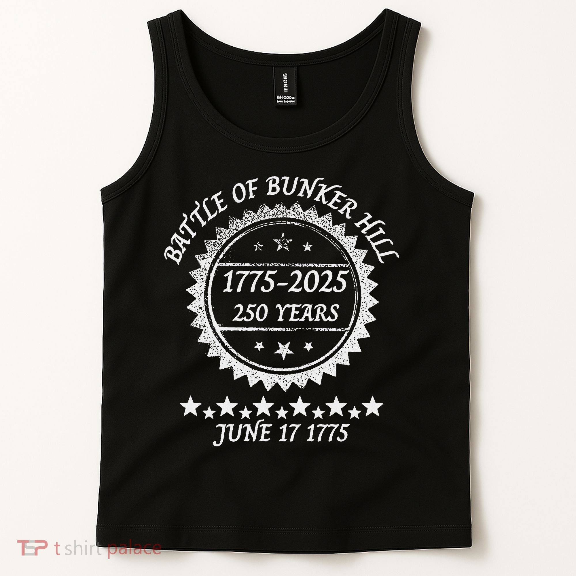Revolutionary War Battle Of Bunker Hill 250 Year Anniversary Tank Top