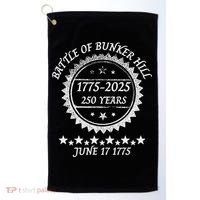 Revolutionary War Battle Of Bunker Hill 250 Year Anniversary Golf Towel thumb 0