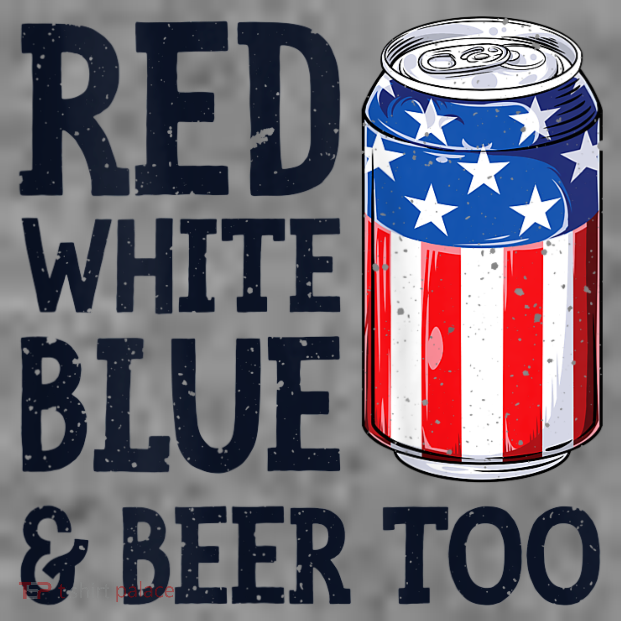 Red White Blue And Beer Too 4th Of July Drinking Toddler Hoodie