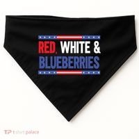 Red White & Blueberries USA-Made Doggie Bandana thumb 0