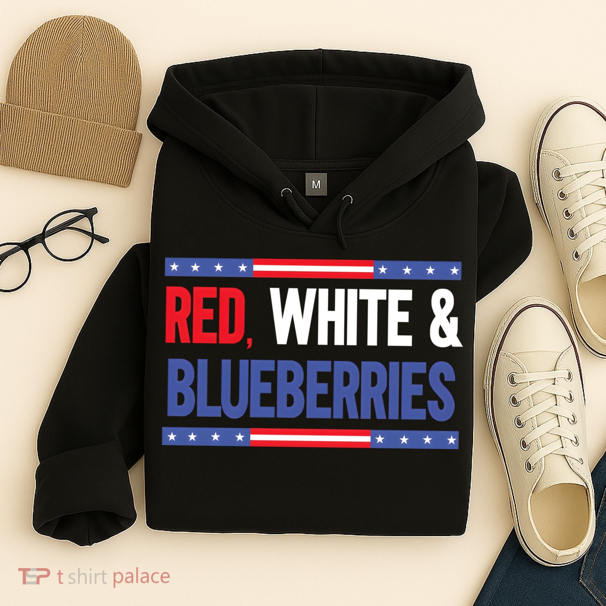 Red White & Blueberries Hoodie