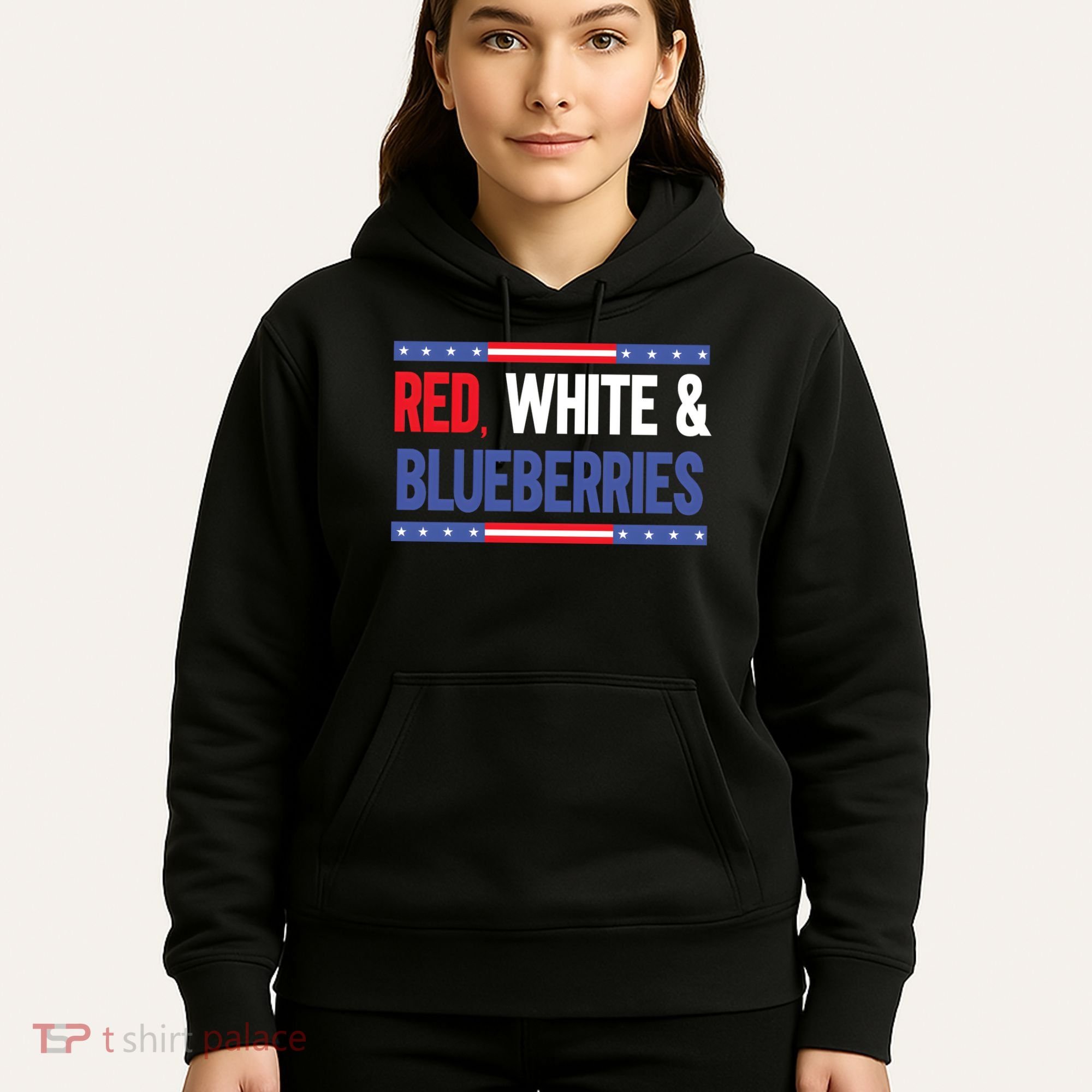 Red White & Blueberries Hoodie
