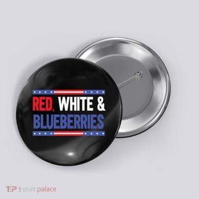Red White & Blueberries Button