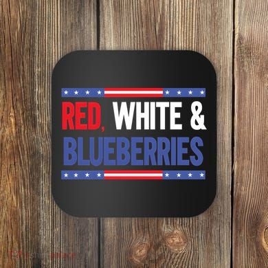 Red White & Blueberries Coaster