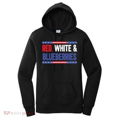 Red White & Blueberries Women's Hoodie