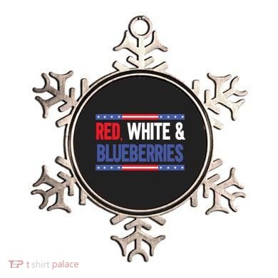 Red White & Blueberries Ornament