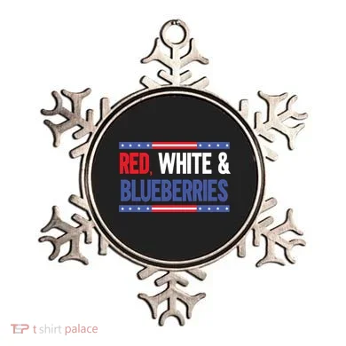 Red White & Blueberries Ornament