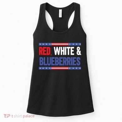 Red White & Blueberries Women's Tank Top