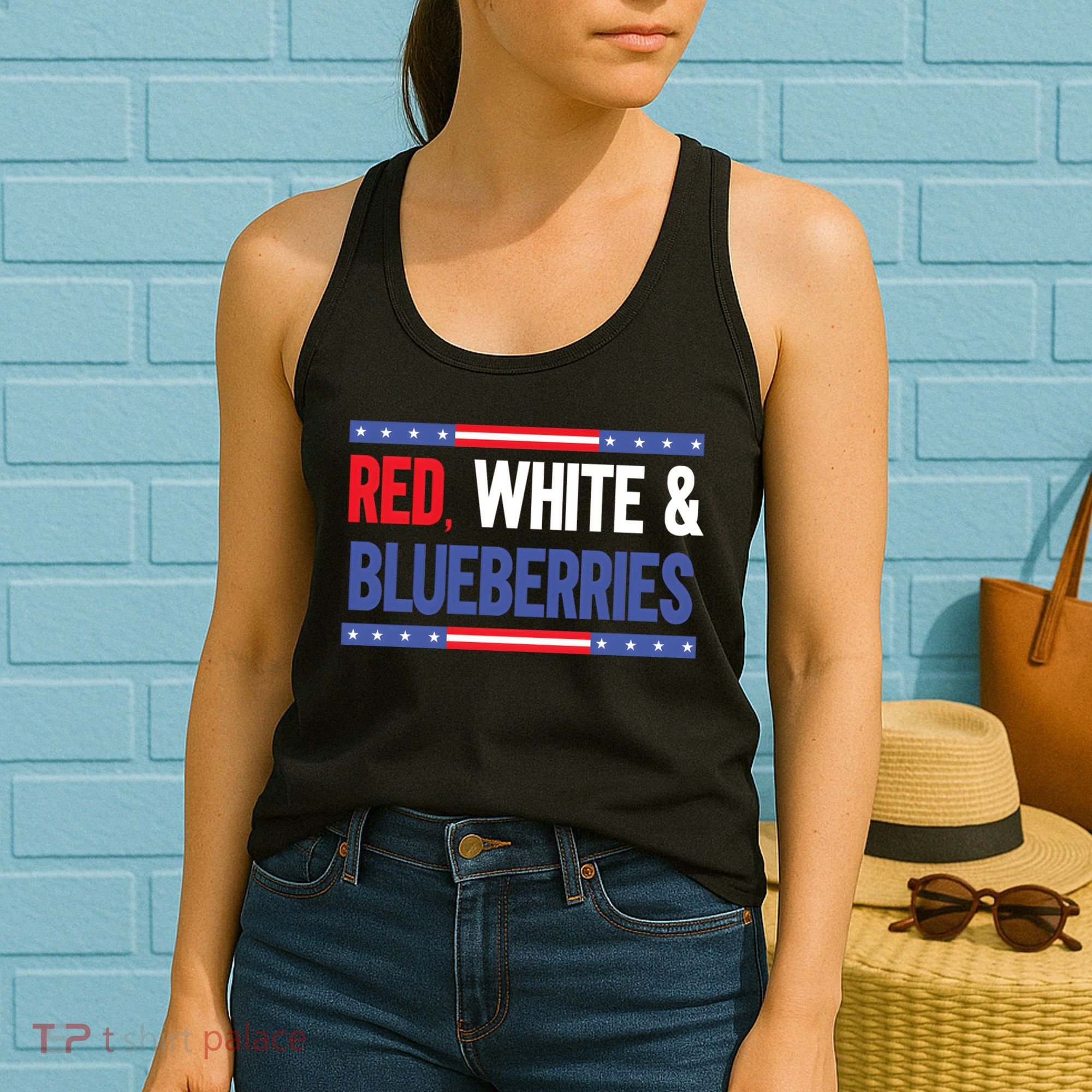 Red White & Blueberries Women's Tank Top