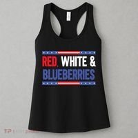 Red White & Blueberries Women's Tank Top thumb 3