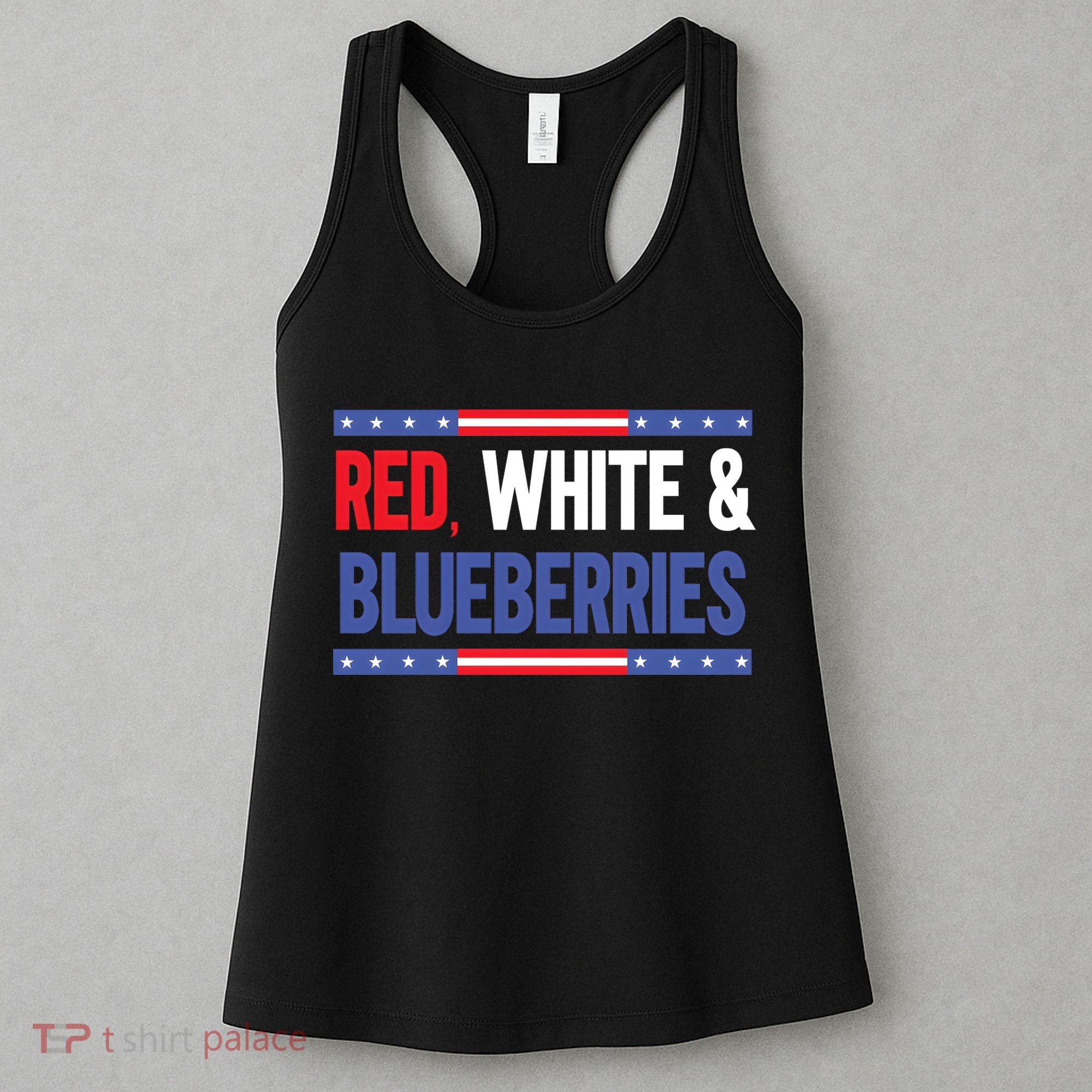 Red White & Blueberries Women's Tank Top