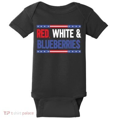 Red White & Blueberries Baby Bodysuit
