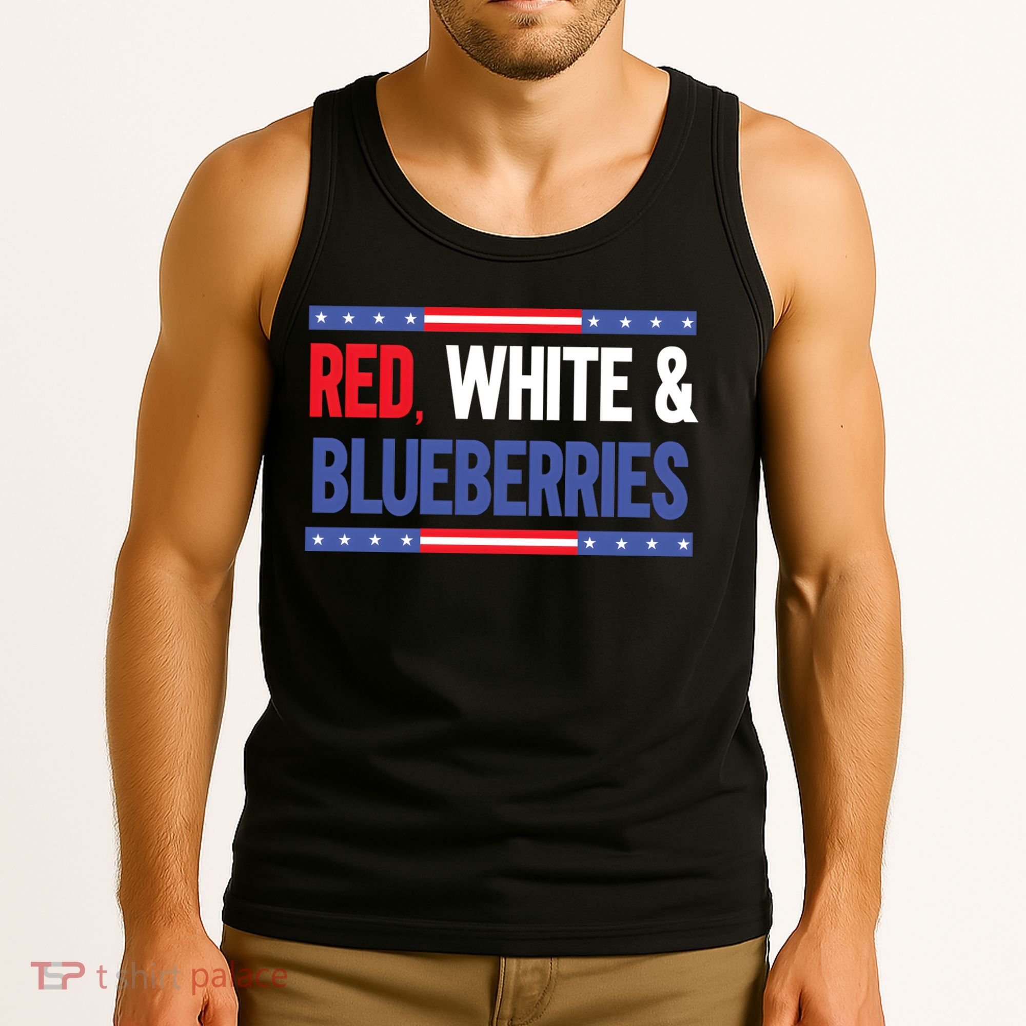 Red White & Blueberries Tank Top