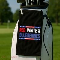 Red White & Blueberries Golf Towel thumb 2