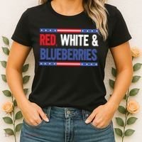 Red White & Blueberries Women's T-Shirt thumb 2