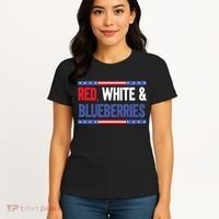 Red White & Blueberries Women's T-Shirt thumb 4