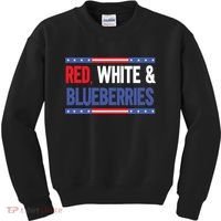 Red White & Blueberries Kids Sweatshirt thumb 0