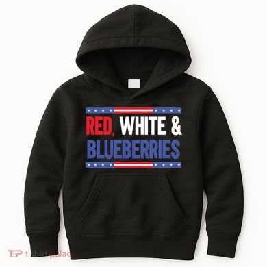 Red White & Blueberries Kids Hoodie