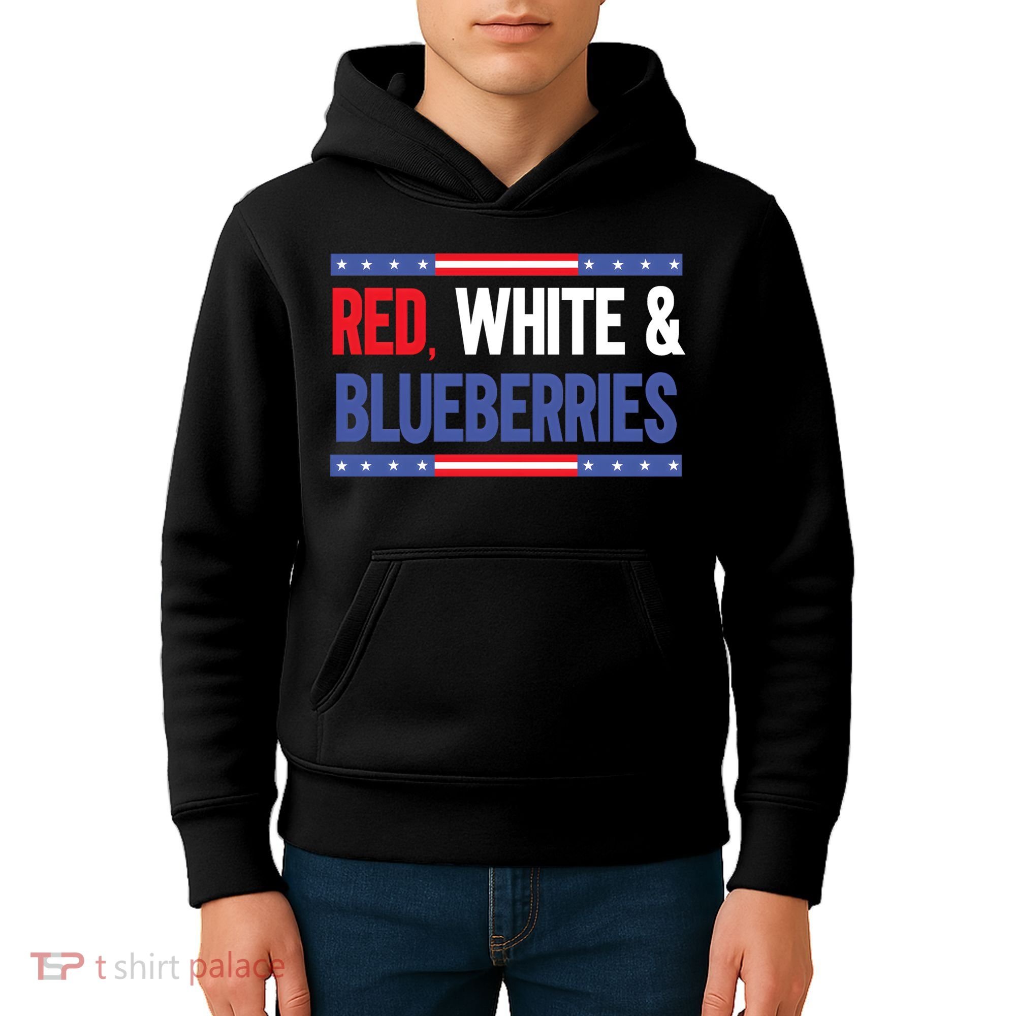 Red White & Blueberries Kids Hoodie