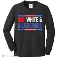 Red White & Blueberries Kids Long Sleeve Shirt thumb 0