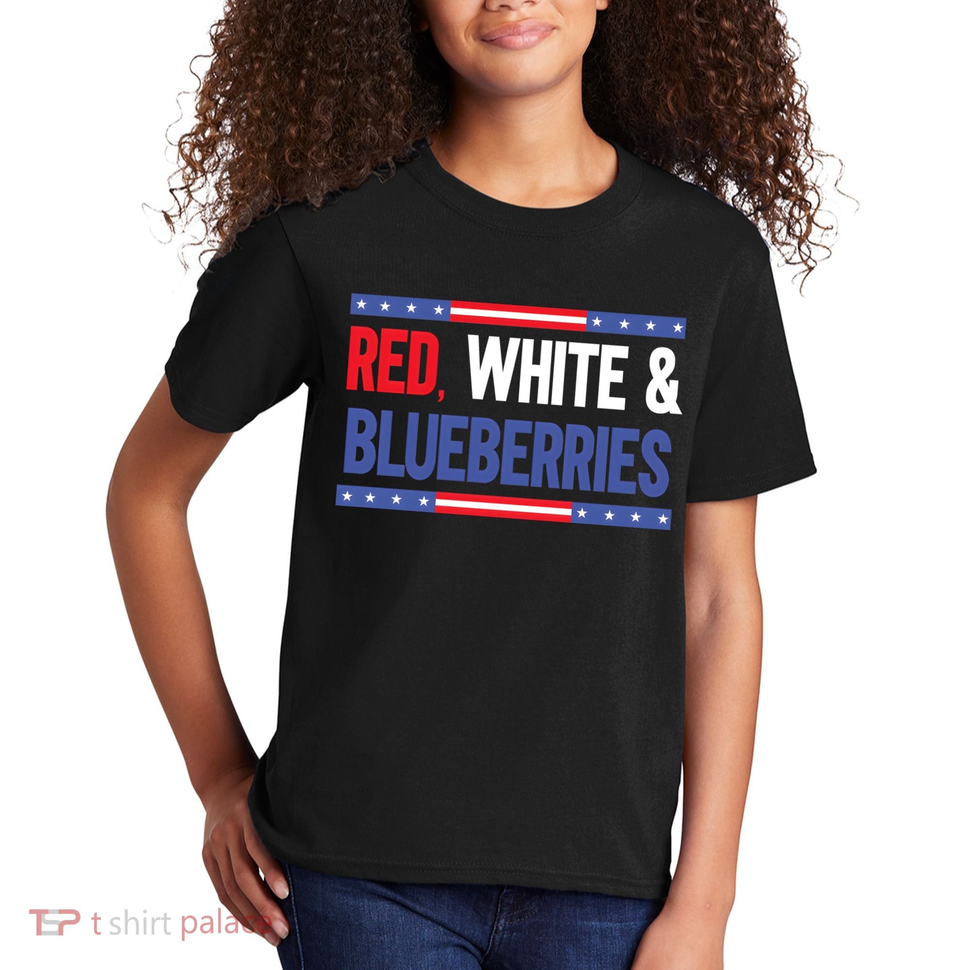 Red White & Blueberries Kids T-Shirt