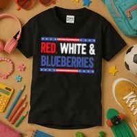 Red White & Blueberries Kids T-Shirt thumb 3