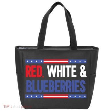 Red White & Blueberries Tote Bag
