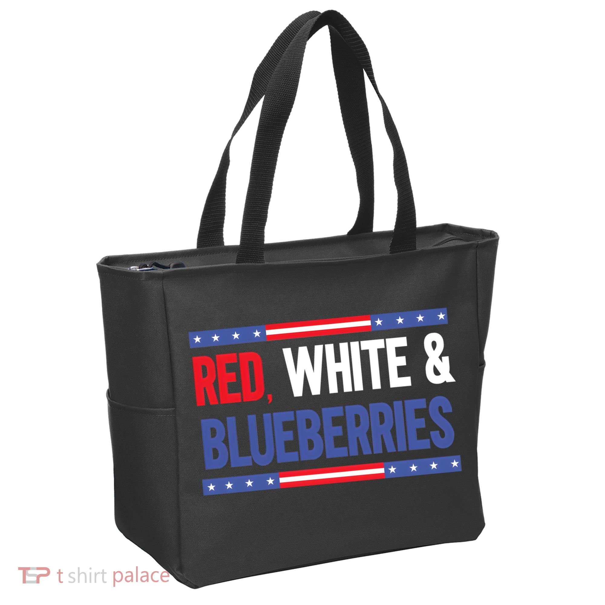 Red White & Blueberries Tote Bag