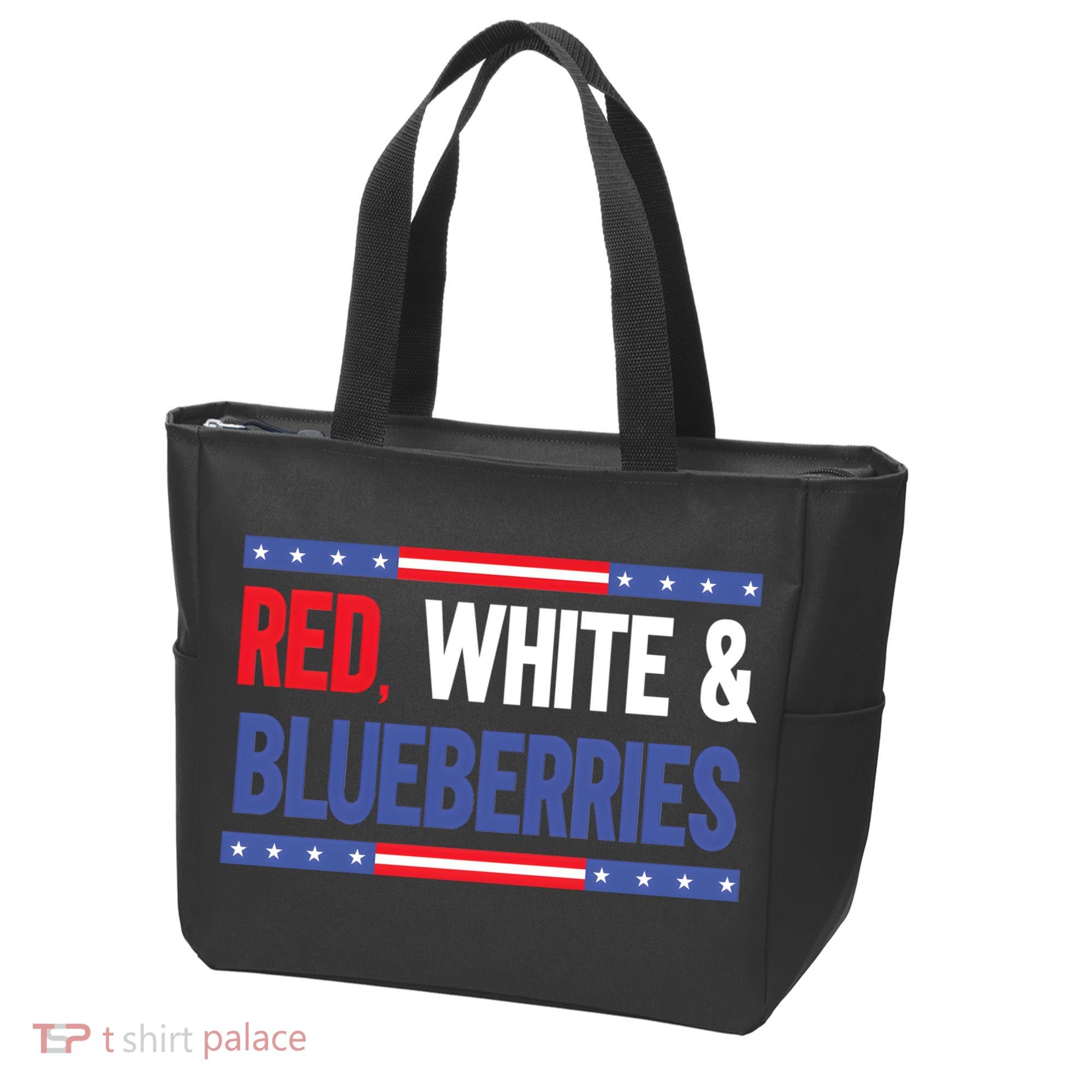 Red White & Blueberries Tote Bag