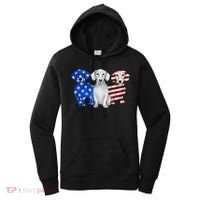 Red White Blue Dachshund American Flag 4th Of July Patriot Women's Hoodie thumb 0