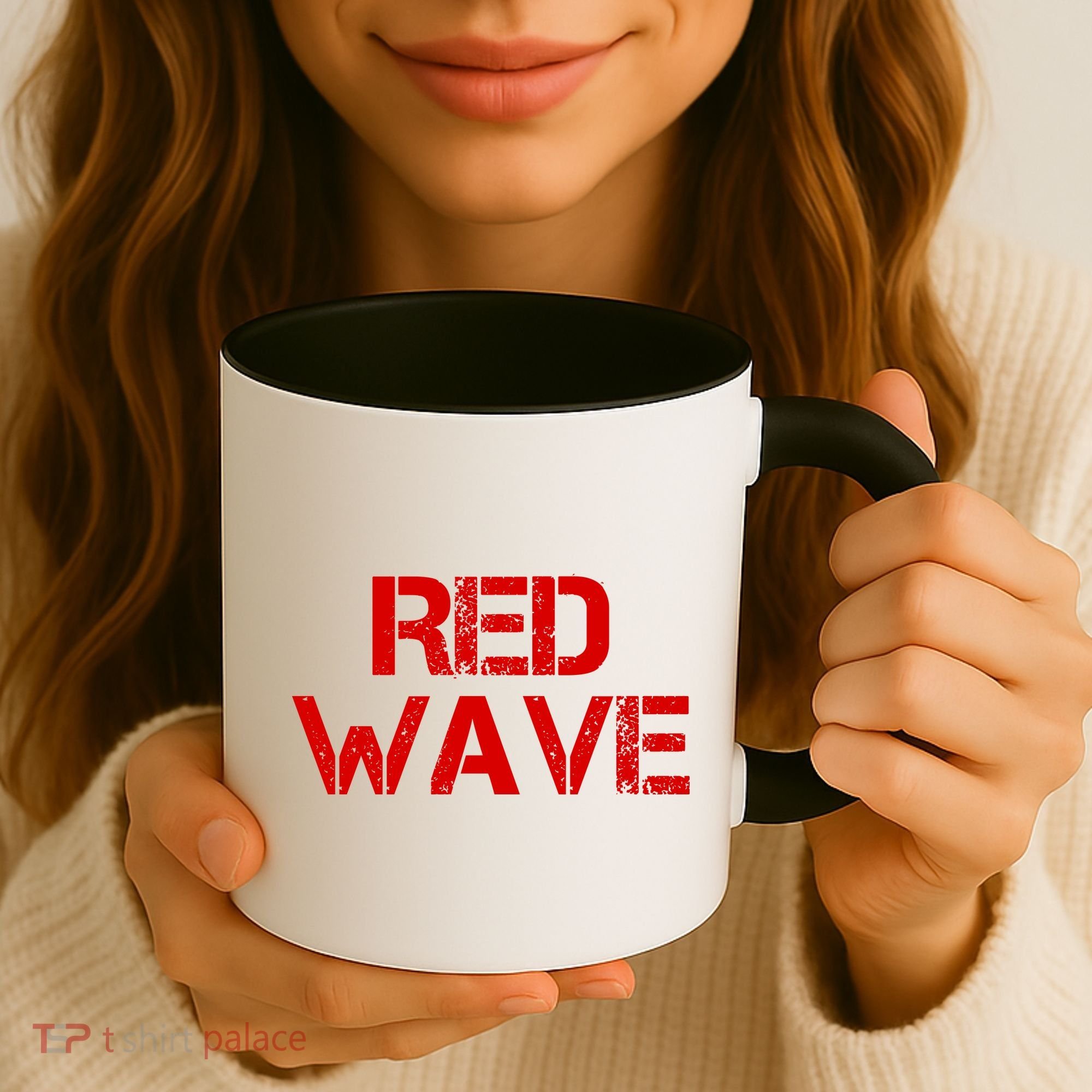 Red Wave Conservative Political Coffee Mug