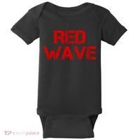 Red Wave Conservative Political Baby Bodysuit thumb 0
