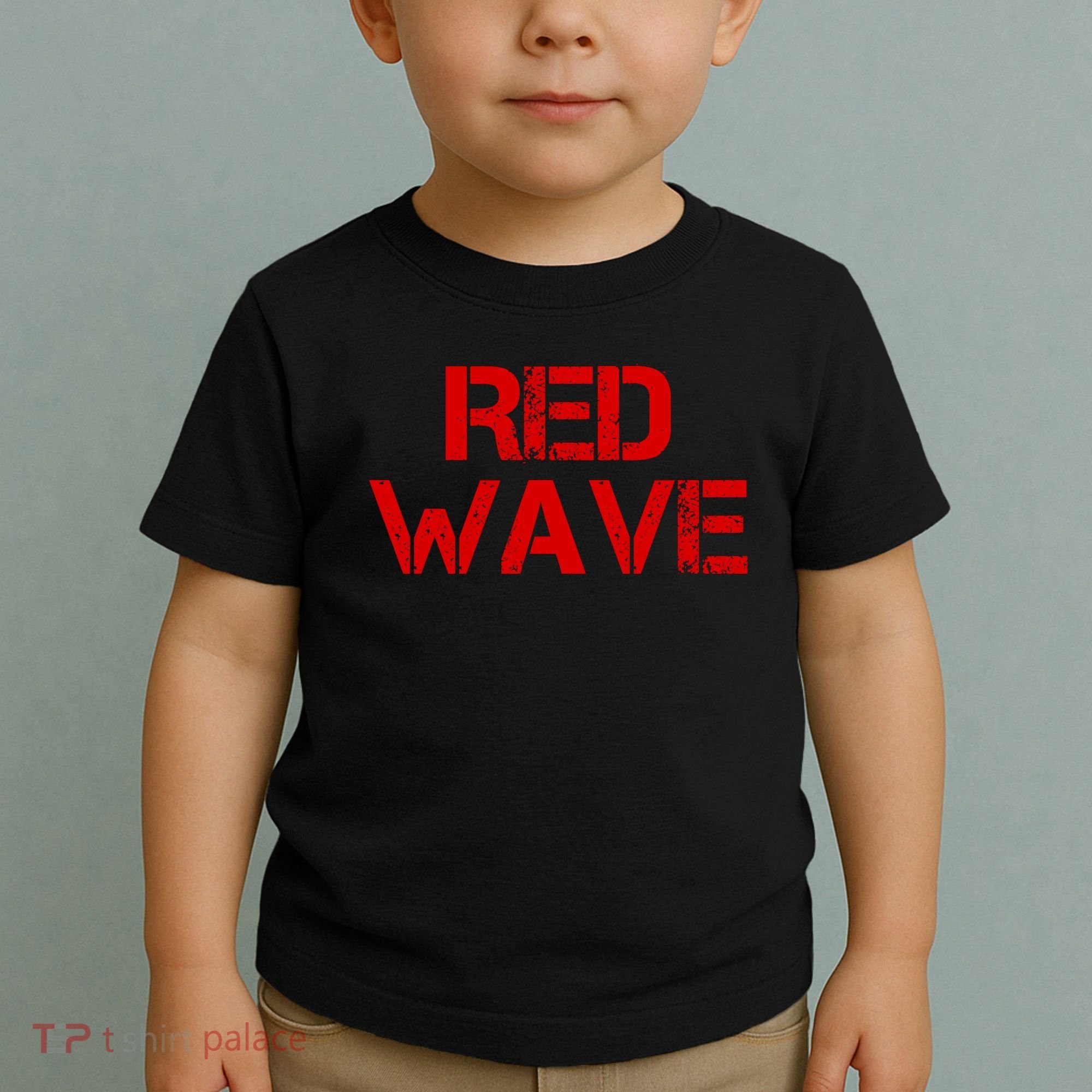 Red Wave Conservative Political Toddler T-Shirt