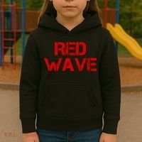 Red Wave Conservative Political Kids Hoodie thumb 3