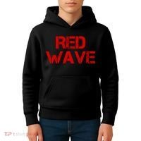 Red Wave Conservative Political Kids Hoodie thumb 4
