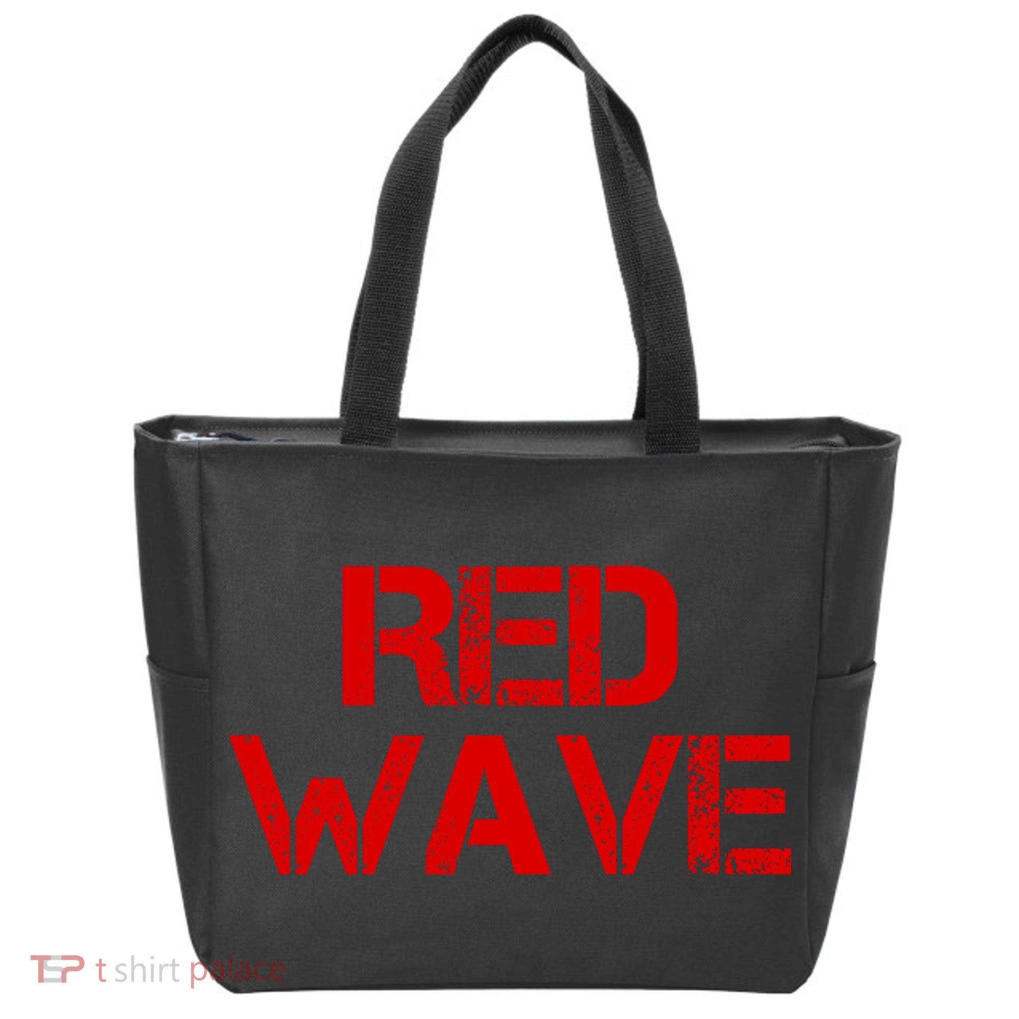 Red Wave Conservative Political Tote Bag