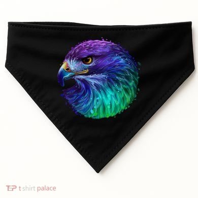 Realistic Water Colored Eagle USA-Made Doggie Bandana