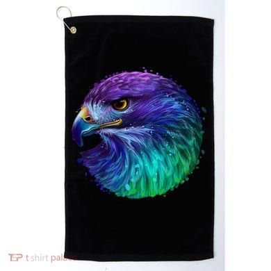 Realistic Water Colored Eagle Golf Towel