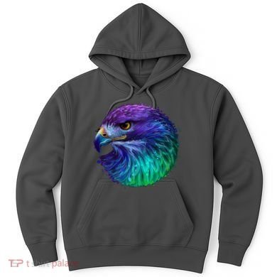 Realistic Water Colored Eagle Hoodie